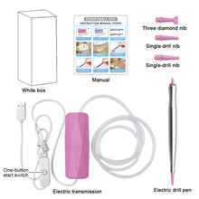 Load image into Gallery viewer, Electric Diamond Painting Pen USB Rhinestone Placement Tool DIY Art Tool (Pink)
