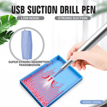 Load image into Gallery viewer, Electric Diamond Painting Pen USB Rhinestone Placement Tool DIY Art Tool (Blue)
