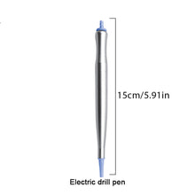 Load image into Gallery viewer, Electric Diamond Painting Pen USB Rhinestone Placement Tool DIY Art Tool (Blue)
