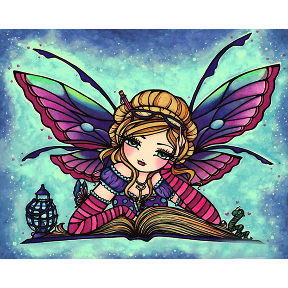 Diamond Painting - Full Round - Abstract Girls (50*40CM)