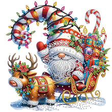 Load image into Gallery viewer, Diamond Painting - Partial Special Shaped - Christmas Gnome (30*30CM)
