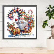Load image into Gallery viewer, Diamond Painting - Partial Special Shaped - Christmas Gnome (30*30CM)

