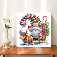 Load image into Gallery viewer, Diamond Painting - Partial Special Shaped - Christmas Gnome (30*30CM)
