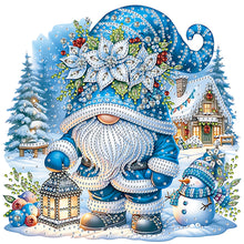 Load image into Gallery viewer, Diamond Painting - Partial Special Shaped - Christmas Gnome (30*30CM)

