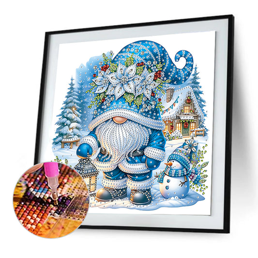 Diamond Painting - Partial Special Shaped - Christmas Gnome (30*30CM)