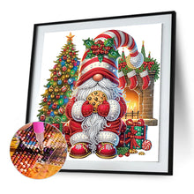 Load image into Gallery viewer, Diamond Painting - Partial Special Shaped - Christmas Gnome (30*30CM)
