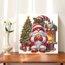 Load image into Gallery viewer, Diamond Painting - Partial Special Shaped - Christmas Gnome (30*30CM)

