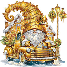 Load image into Gallery viewer, Diamond Painting - Partial Special Shaped - Christmas Gnome (30*30CM)
