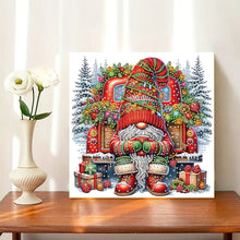 Load image into Gallery viewer, Diamond Painting - Partial Special Shaped - Christmas Gnome (30*30CM)
