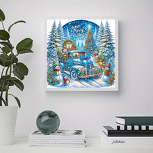 Load image into Gallery viewer, Diamond Painting - Partial Special Shaped - Christmas Car (30*30CM)
