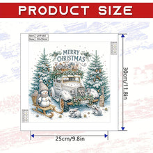 Load image into Gallery viewer, Diamond Painting - Partial Special Shaped - Christmas Car (30*30CM)

