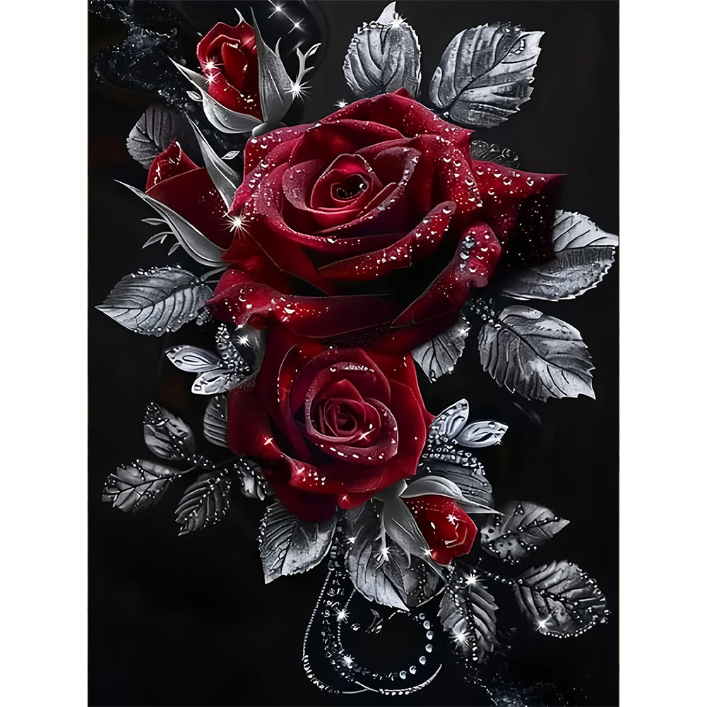 Diamond Painting - Full Round - Red Roses (30*40CM)