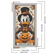 Load image into Gallery viewer, Diamond Painting - Full Round - Halloween Donald Duck (40*70CM)
