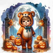 Load image into Gallery viewer, Diamond Painting - Full Square - Halloween Bear (40*40CM)

