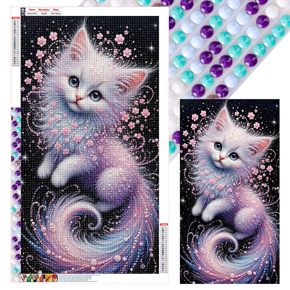 Diamond Painting - Full Round - Cat (40*70CM)