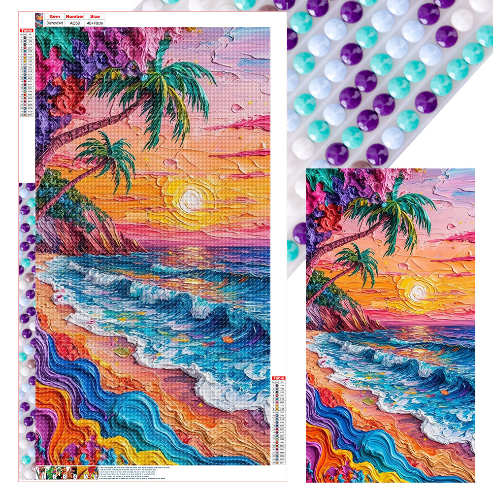 Diamond Painting - Full Round - Seaside Scenery (40*70CM)