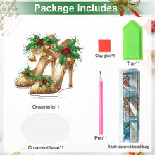 Load image into Gallery viewer, 2D Flat Xmas High Heels DIY Acrylic Desktop Diamond Art Kits for Adults Beginner Christmas
