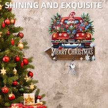 Load image into Gallery viewer, Welcome Home Christmas Gnome Patterns Wood DIY Diamond Painting Hanging Hook
