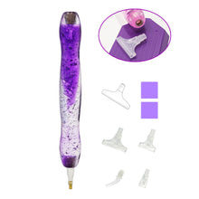 Load image into Gallery viewer, DIY Diamond Painting Pen Diamond Art Pen Diamond Painting Tools (8pcs Purple)
