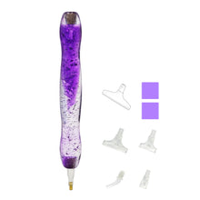 Load image into Gallery viewer, DIY Diamond Painting Pen Diamond Art Pen Diamond Painting Tools (8pcs Purple)
