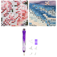 Load image into Gallery viewer, DIY Diamond Painting Pen Diamond Art Pen Diamond Painting Tools (8pcs Purple)

