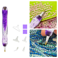 Load image into Gallery viewer, DIY Diamond Painting Pen Diamond Art Pen Diamond Painting Tools (8pcs Purple)
