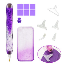 Load image into Gallery viewer, DIY Diamond Painting Pen Diamond Art Pen Diamond Painting Tools (14pcs Purple)
