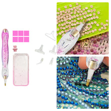 Load image into Gallery viewer, DIY Diamond Painting Pen Diamond Art Pen Diamond Painting Tools (14pcs Pink)
