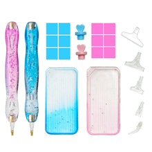 Load image into Gallery viewer, Diamond Painting Pen Diamond Art Pen Diamond Painting Tools (23pcs Pink Blue)
