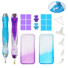Load image into Gallery viewer, Diamond Painting Pen Diamond Art Pen Diamond Painting Tools (23pcs Blue Purple)
