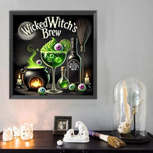 Load image into Gallery viewer, Diamond Painting - Full Round - Halloween Witch (40*40CM)
