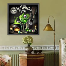 Load image into Gallery viewer, Diamond Painting - Full Round - Halloween Witch (40*40CM)
