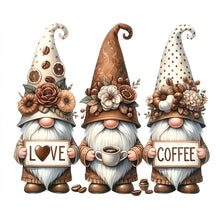Load image into Gallery viewer, Diamond Painting - Full Round - Coffee Gnome (50*40CM)
