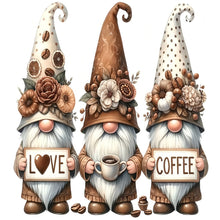 Load image into Gallery viewer, Diamond Painting - Full Round - Coffee Gnome (50*40CM)

