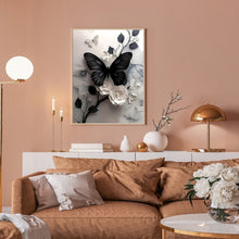 Load image into Gallery viewer, Diamond Painting - Full Round - Black Butterfly (30*40CM)
