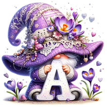 Load image into Gallery viewer, Diamond Painting - Full Round - Letter A Gnome (40*40CM)
