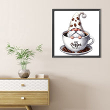 Load image into Gallery viewer, Diamond Painting - Full Round - Coffee Gnome (30*30CM)
