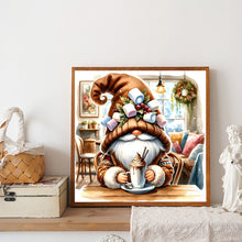 Load image into Gallery viewer, Diamond Painting - Full Round - Coffee Gnome (30*30CM)
