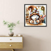 Load image into Gallery viewer, Diamond Painting - Full Round - Coffee Gnome (30*30CM)
