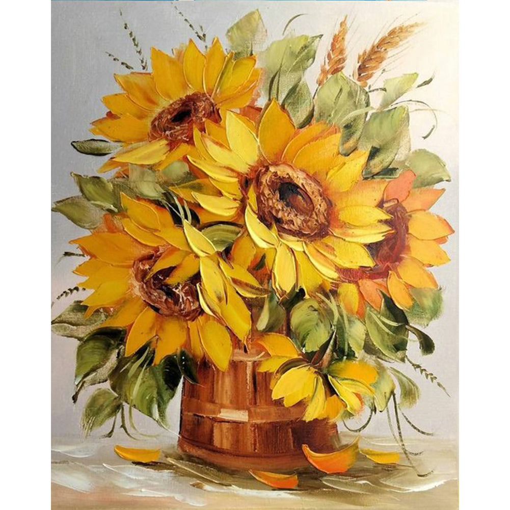 Diamond Painting - Full Round - Sunflower (40*50CM)