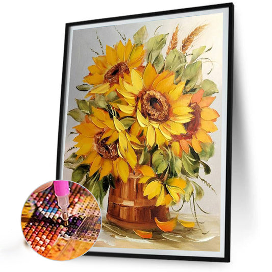 Diamond Painting - Full Round - Sunflower (40*50CM)
