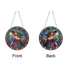 Load image into Gallery viewer, Halloween Witch Theme 2D Flat DIY Diamond Art Pendant Home Wall Decoration Craft
