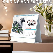 Load image into Gallery viewer, 2026 Calendar Diamond Painting Kit DIY Diamond Art Desk Calendar for Home Office
