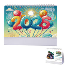 Load image into Gallery viewer, 2026 Calendar Diamond Painting Kit DIY Diamond Art Desk Calendar for Home Office
