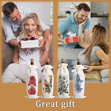 Load image into Gallery viewer, 4pcs DIY Diamond Painting Wine Bag Rhinestones Liquor Bottle Cover (Butterfly)
