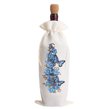 Load image into Gallery viewer, 4pcs DIY Diamond Painting Wine Bag Rhinestones Liquor Bottle Cover (Butterfly)
