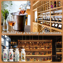Load image into Gallery viewer, 4pcs DIY Diamond Painting Wine Bag Kit Rhinestones Liquor Bottle Cover (Flower)

