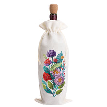 Load image into Gallery viewer, 4pcs DIY Diamond Painting Wine Bag Kit Rhinestones Liquor Bottle Cover (Flower)
