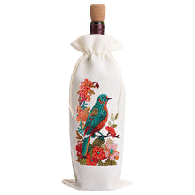 Load image into Gallery viewer, 4pcs DIY Diamond Painting Wine Bag Kit Rhinestones Liquor Bottle Cover (Flower)
