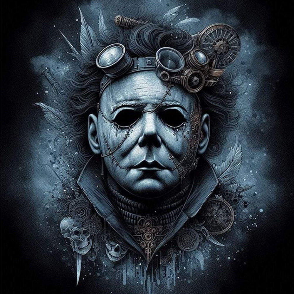 Diamond Painting - Full Round - Scary Man (40*40CM)